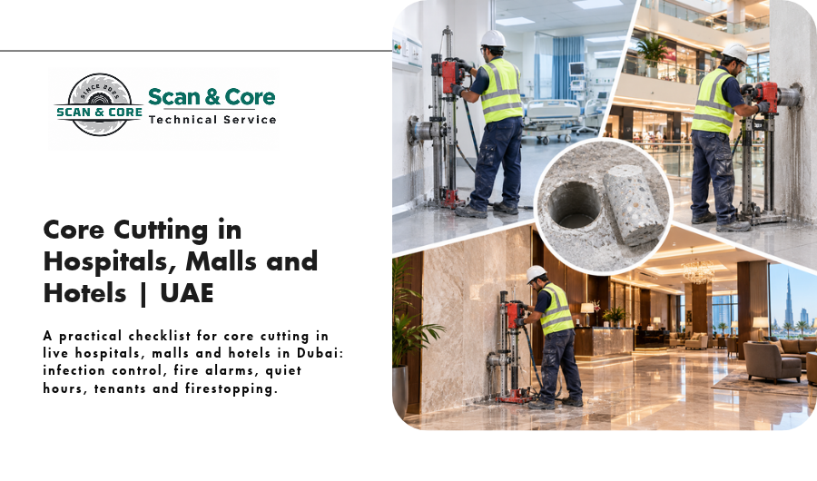 core cutting in occupied buildings