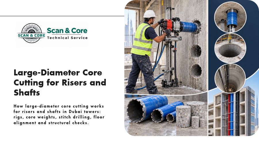 large diameter core cutting