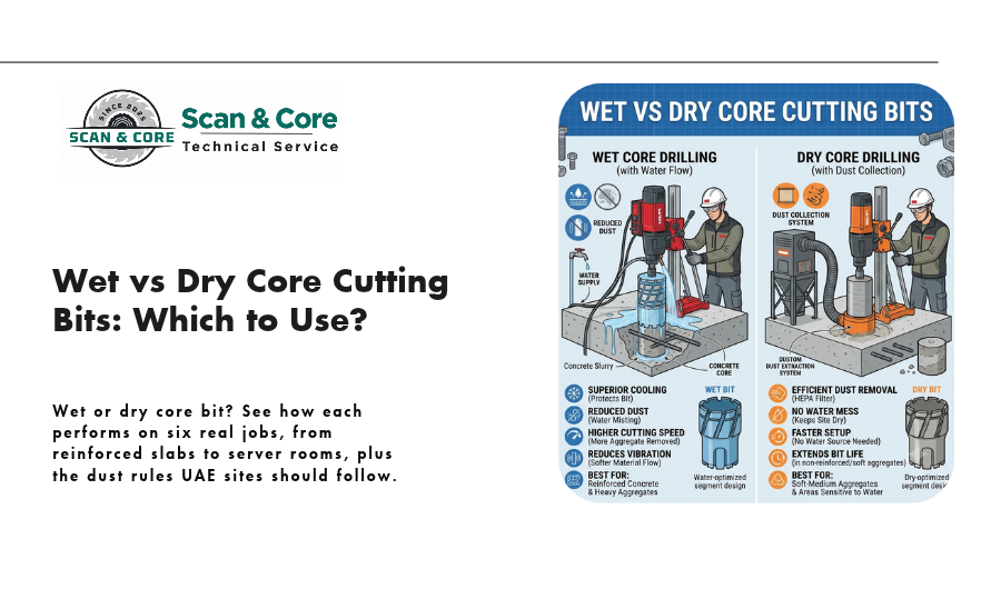 Wet vs Dry Core Cutting Bits: Which to Use?